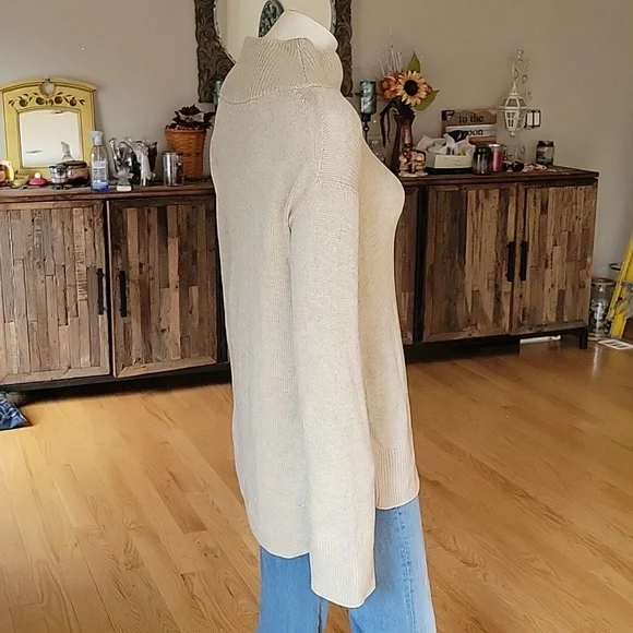 Rag & Bone Phyllis Mock Turtleneck Wool and Cashmere Blend Sweater - Picture 7 of 16